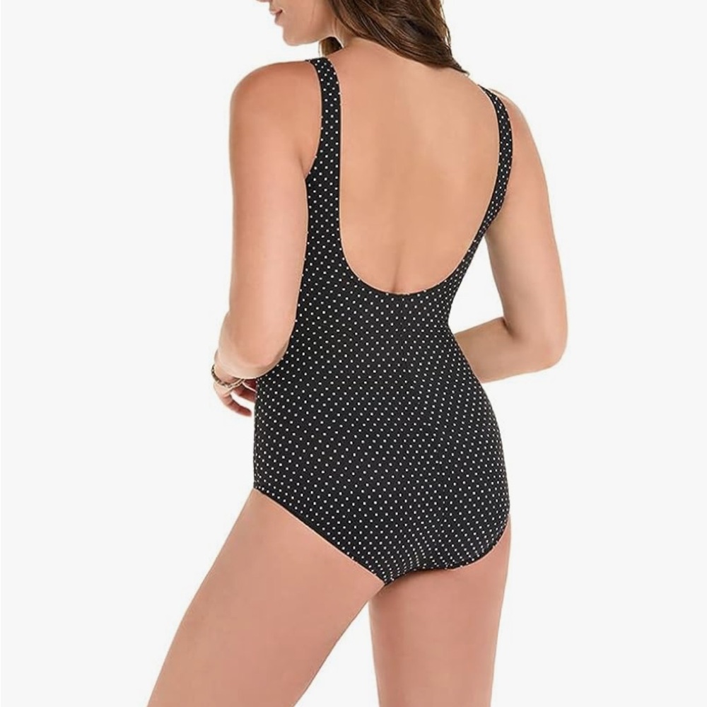 Miraclesuit Oceanus Pin Point One-Piece Swimsuit - Picture 2 of 9